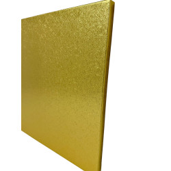 Cake Drum Carré Gold 28x28cm
