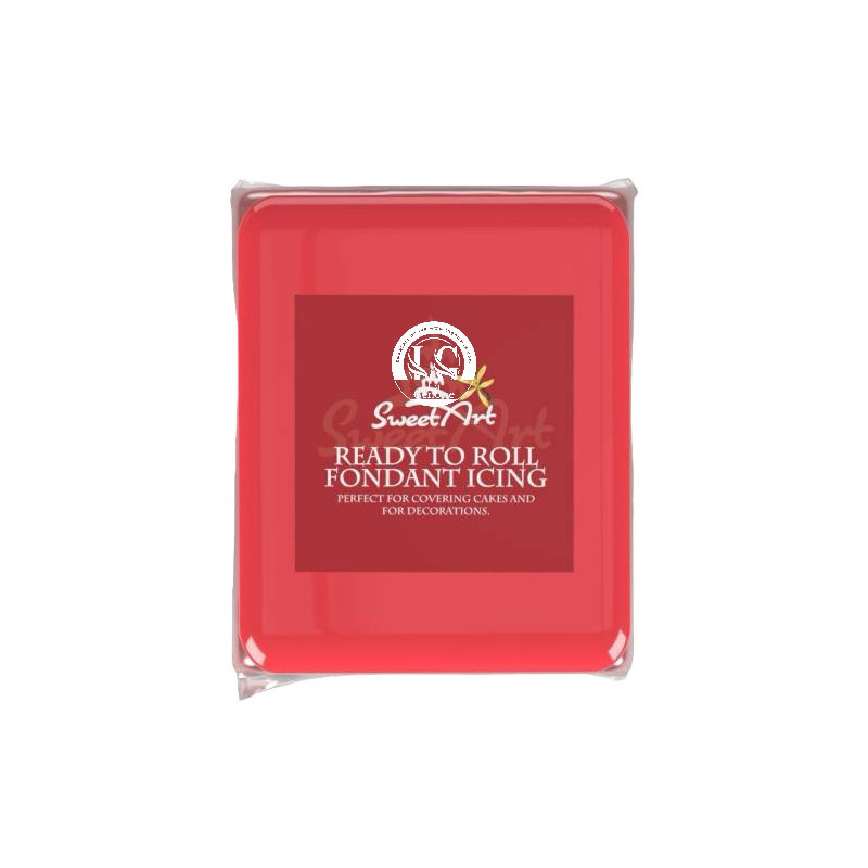 Pâte à sucre Coral Red (250g)