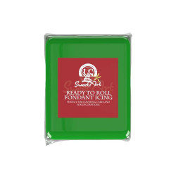 Pâte à sucre Dark Green (250g)