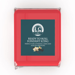 Pâte à sucre Coral Red (500g)