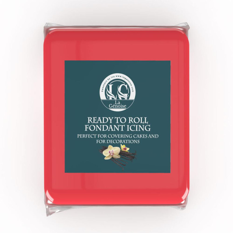 Pâte à sucre Coral Red (500g)