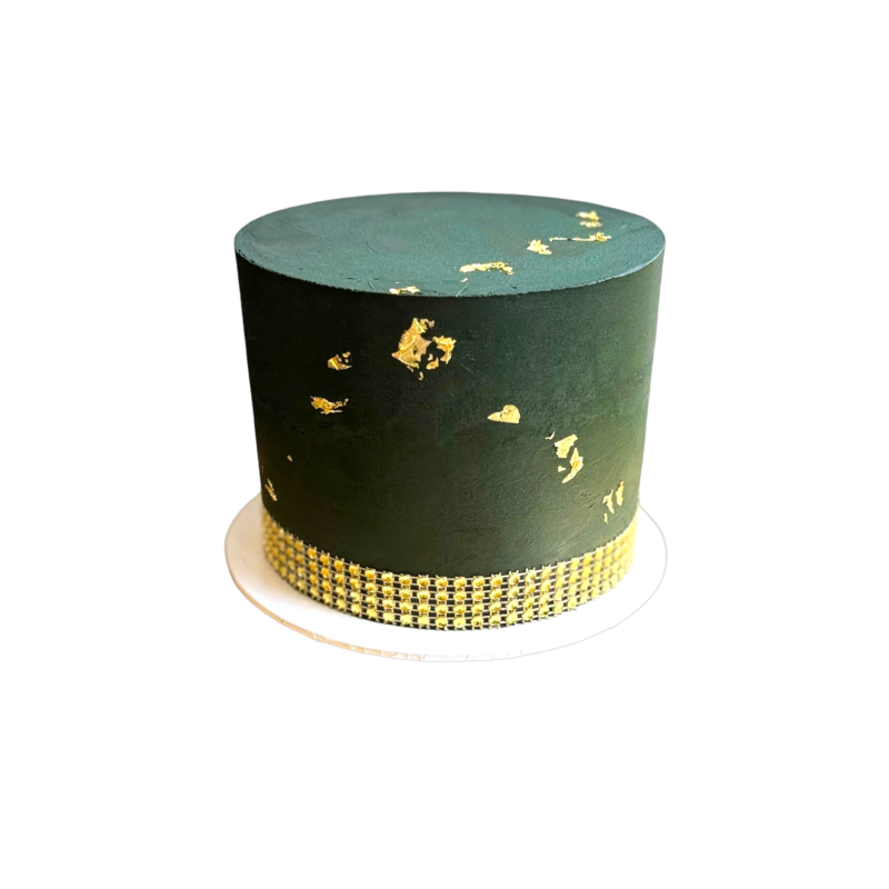 Layer Cake Vert avec Or