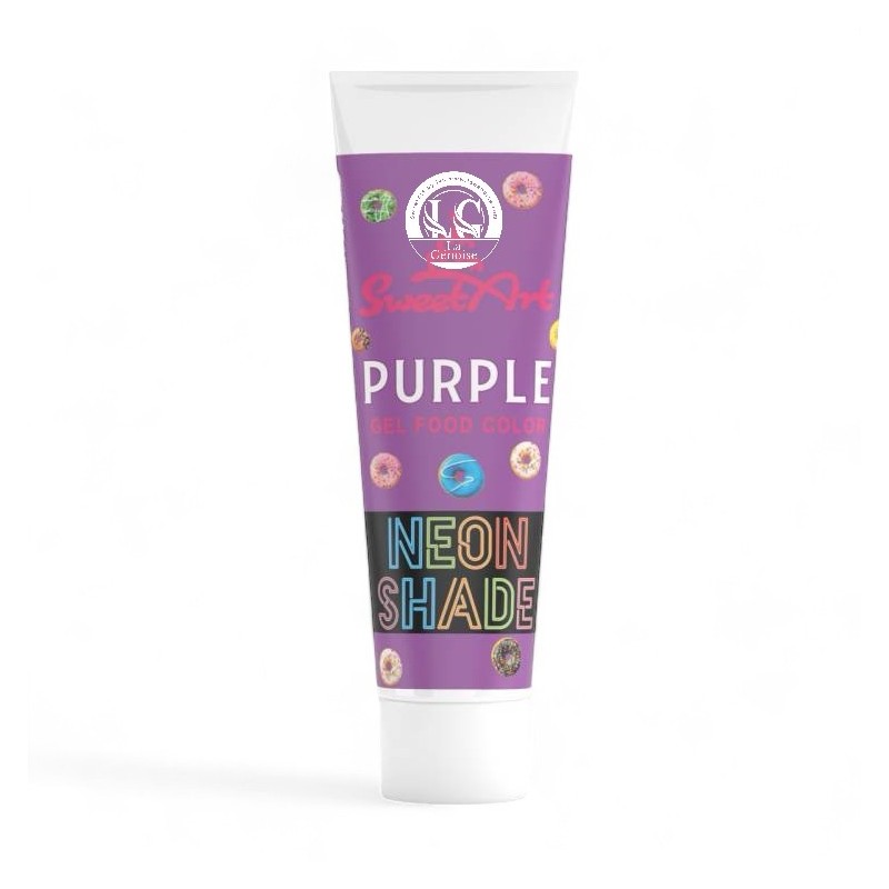 Neon effect gel colorant Purple (30g)