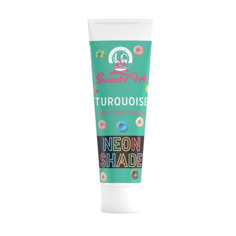 Neon effect gel colorant Turqouise (30g)
