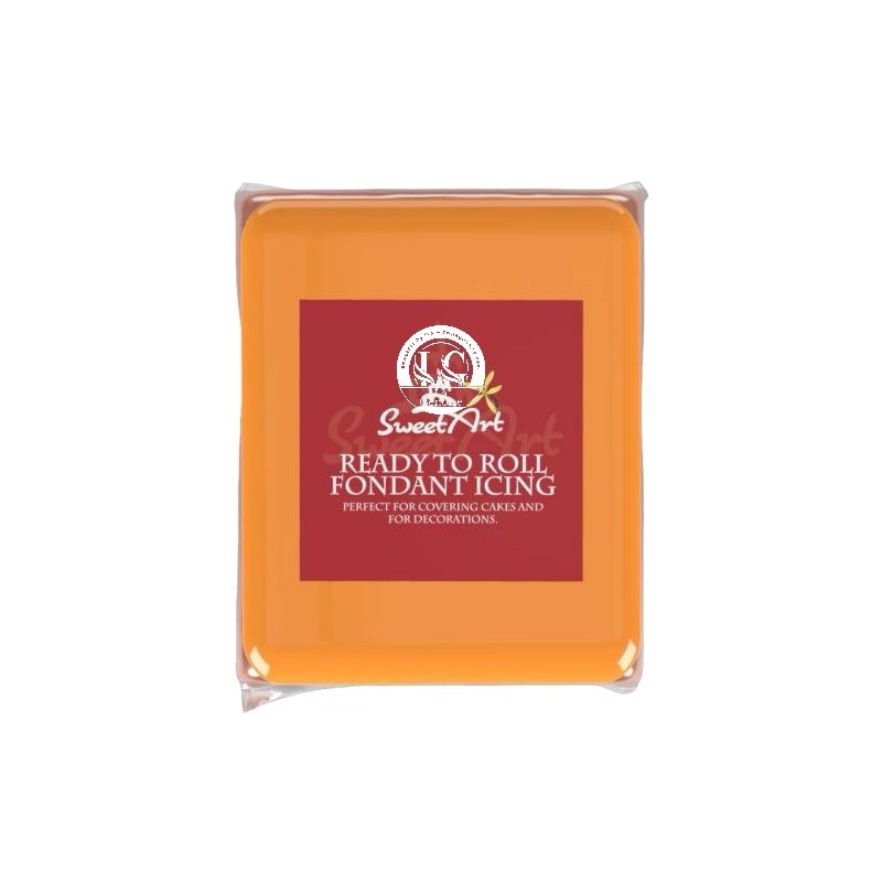 Pâte à sucre Neon effect 250g Orange
