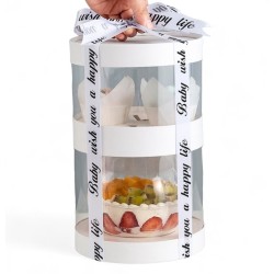 Boîte cupcakes et un gâteau Bento