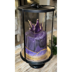 Boîte à gâteau Noir Rond 26 x 44cm