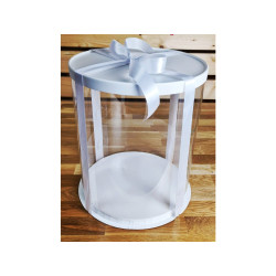 Boîte à gâteau Blanc Rond 26 x 31cm