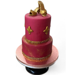 Cake Drum Rond Pink 36cm