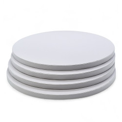 Cake Drum Rond White 25,5cm