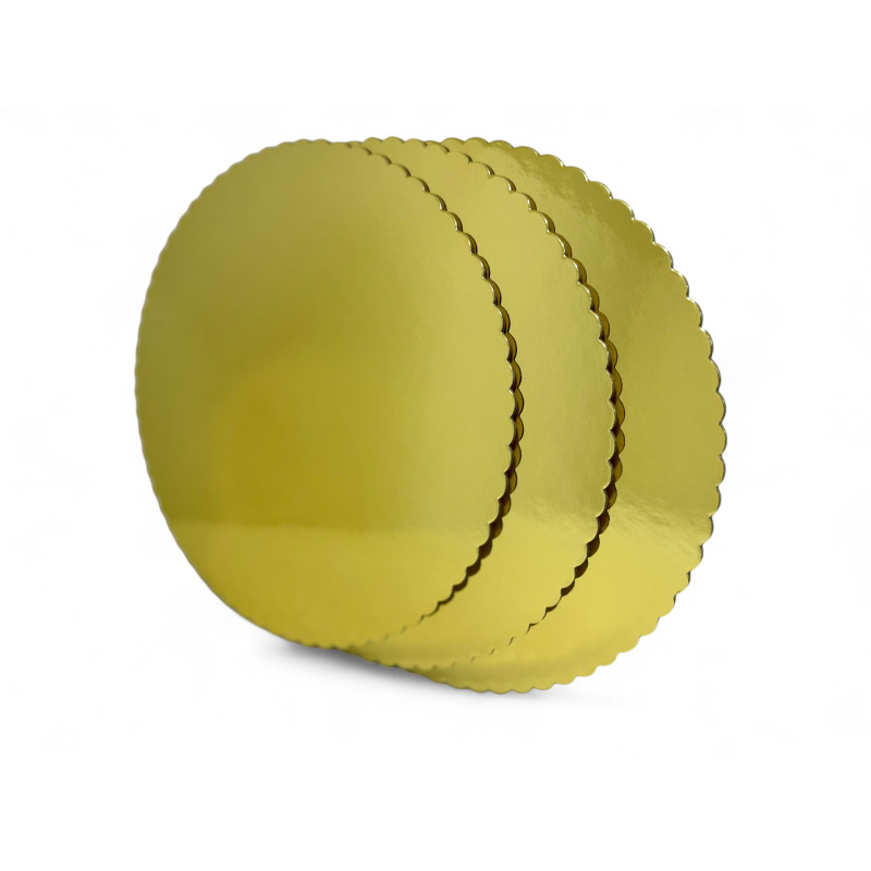 Cake card Gold Rond  30cm