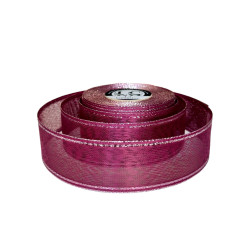 Ruban Taffetas Double face 40mm x 25m Eggplant