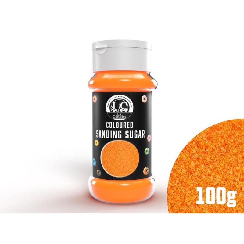 Sugar Sprinkles / sand - Orange (100g)