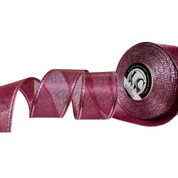Ruban Taffetas Double face 40mm x 25m Eggplant