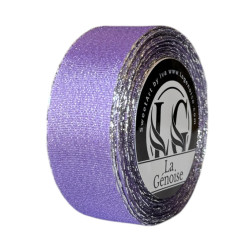 Ruban Torsadée Double Face Lavender/Silver