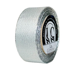 Ruban Torsadée Double Face Silver/Silver