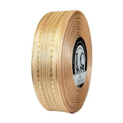 Ruban Taffetas Double face 25mm x 25m Beige