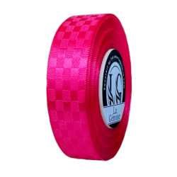 Satin ruban-Double Face 25mm x 20m Fuchsia