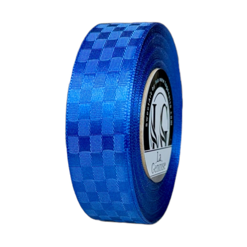 Satin ruban-Double Face 25mm x 20m Royal Blue