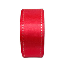 Satin ruban-Double Face 40mm x 20m Red