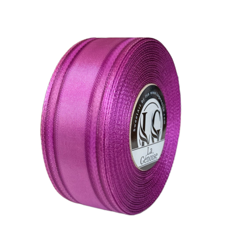 Ruban Taffetas Double Face 35mm x 25m Purple