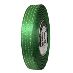 Ruban Satin Double Face 15mm x 20m Green/Gold